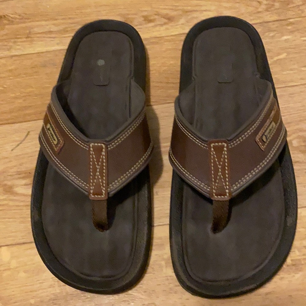Rider Brown flip flops size 13